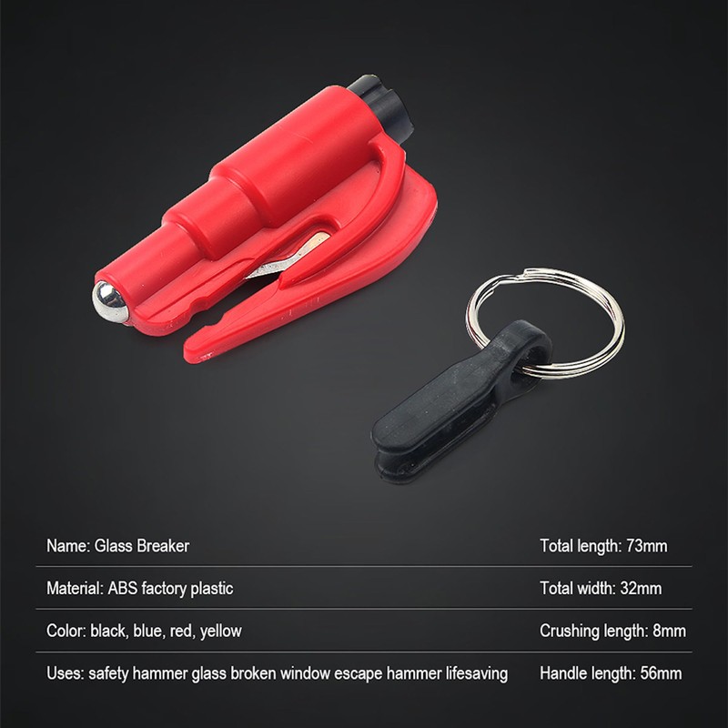 Seat Belt Cutter and Window Breaker Escape Tool
