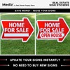 Real Estate Listing Vinyl Sign Stickers - Removable & Reusable