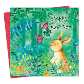 Twizler Easter Card - Cute Rabbit - Happy Easter Cards for Mum Dad Nan Grandad - Easter Greetings for Son Daughter Grandson Granddaughter Friend