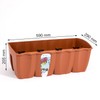 Prosperplast 18 ltr Terracotta L size CROWN flower pot for