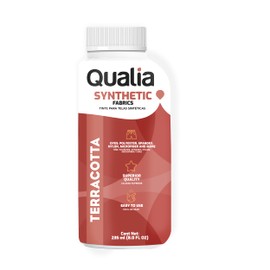 Qualia Synthetic Fabric Dye, Easy to Use, Perfect for Synthetic Fabrics: Polyester, Spandex, Nylon, and More, Ultra-Concentrated Colors for Vibrant Results, Terracotta, 1 Pack