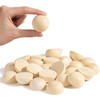 Split Wood Balls 1.5 inch Half Wooden Balls 40mm Unfinished