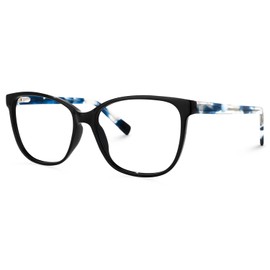 Zeelool Classic Square Blue Light Blocking Glasses for Women Men Genie ZWA495436-01 Black