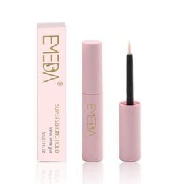 EMEDA Eyelash Glue for False Lashes Super Strong Hold Long Lasting 24H Waterproof Latex Free Best Lash Glue Eyes Strip White Clear Lash Adhesive 5ml 0.17oz