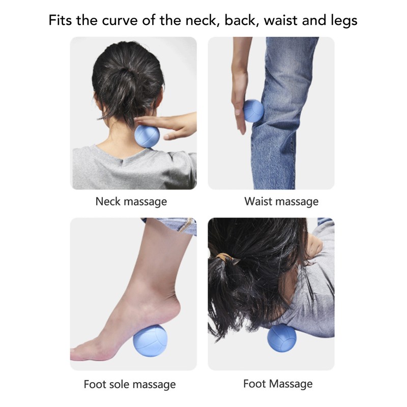 Massage Ball Set 3 Different Silicone Massage Balls for Deep