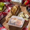 YaCCHLuu Charcuterie Boxes with Clear Lids (50 Pack),Mini Charcuterie Containers,To
