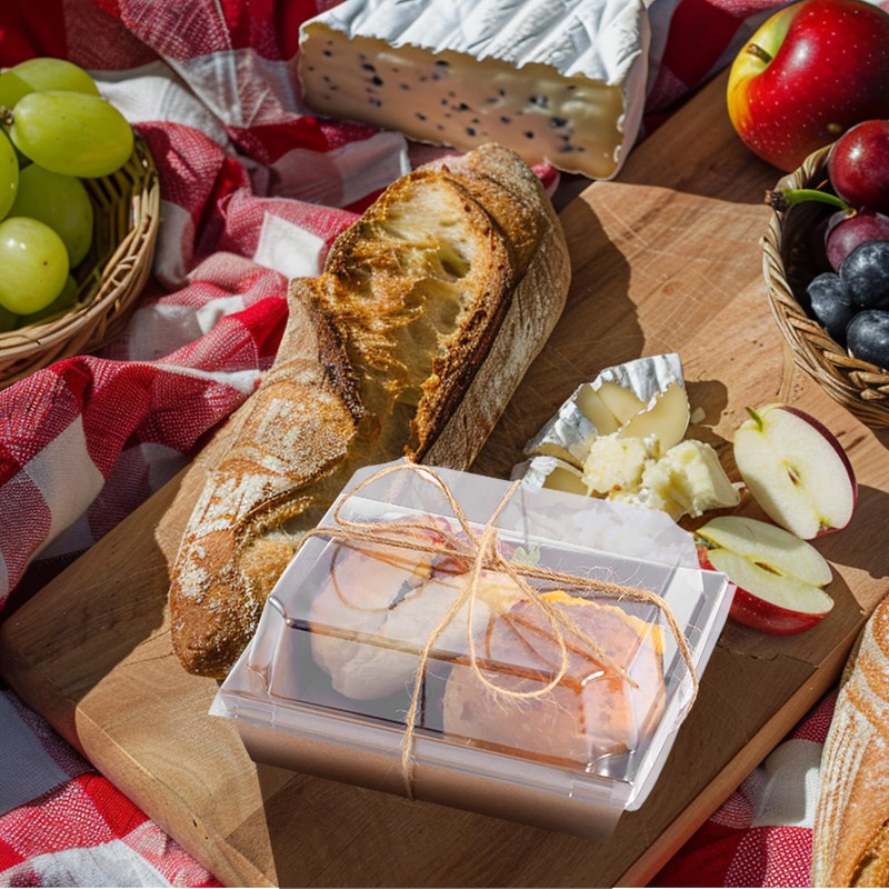 YaCCHLuu Charcuterie Boxes with Clear Lids (50 Pack),Mini Charcuterie Containers,To