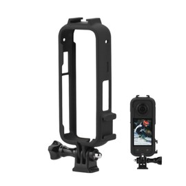 Frame Case for Insta360 One X3, Protective Frame Case with Cold Shoe Interface, Action Camera Accessories Plastic Housing