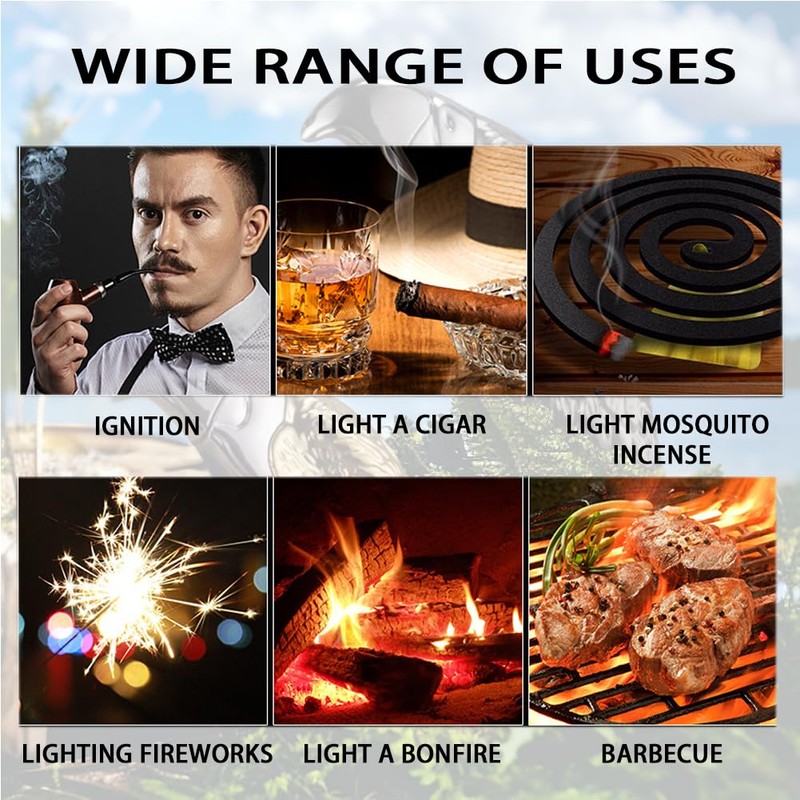 YCDSSM Eagle Head Lighter,Metal Lighter,Jet Torch Lighter,Creative Refillable Soft Flame