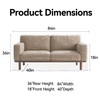 Klmnop Clear Plastic Loveseat Cover 84" W x 40" D