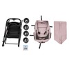 Pet Stroller, 4 Wheels Dog Cat Stroller, Foldable Pet Stroller