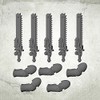 Kromlech Prime Legionaries CCW Arms: Chain Swords [left] (5) KRCB271
