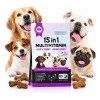 60 Multivitamínico Perros Refuerza Salud Articular 15 En 1