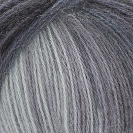 YarnArt Angora Active Variegated Lace Weight Knitting Yarn – 1 Skein, 100g (3.5 oz), 500m (546 yd) – 25% Mohair, 75% Acrylic – Soft Lightweight Gradient Yarn for Shawls, Scarves, and Accessories (840)