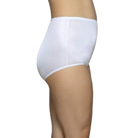 Vanity Fair Women's Perfectly Yours Ravissant Tailored Nylon Brief Panty - Size 8 - Star White