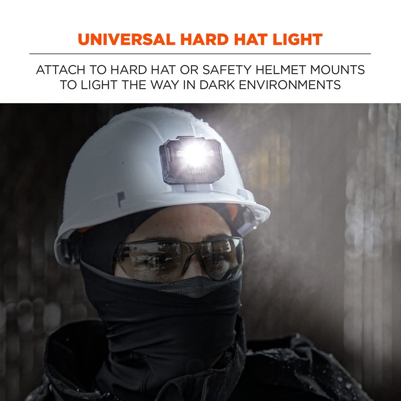 Ergodyne - 60197 Skullerz 8987 Rechargeable Universal Hard Hat LED