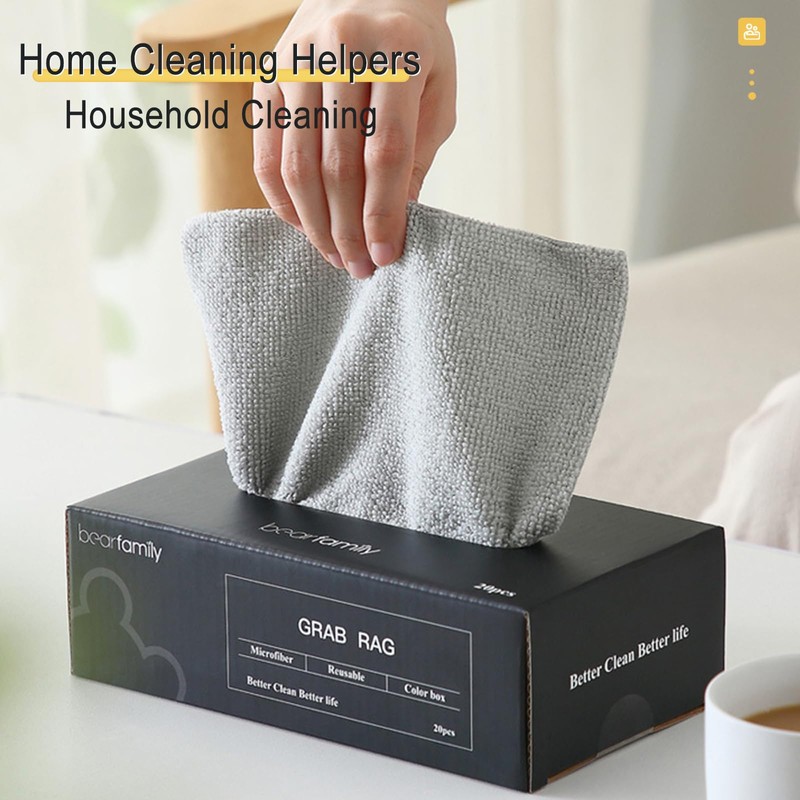 Aipeeo Cleaning Cloths, Pack of 40 Microfibre Cloths, Kitchen Cloths,