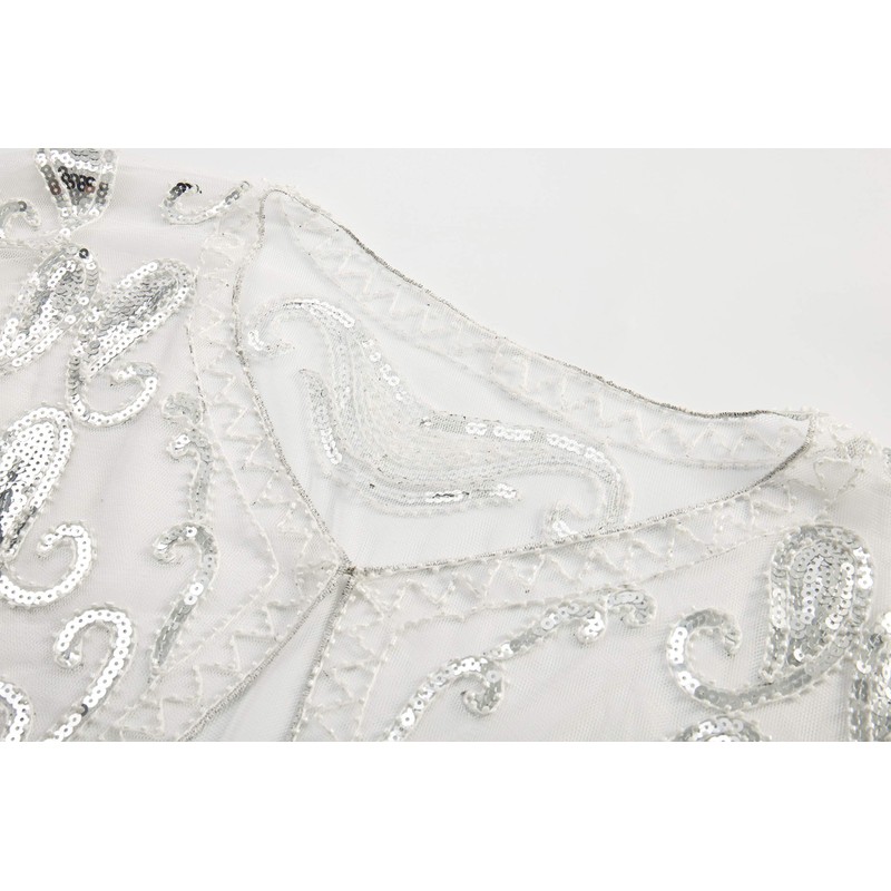 ArtiDeco 1920s Retro Scarf Wrap for Evening Dresses Stole for