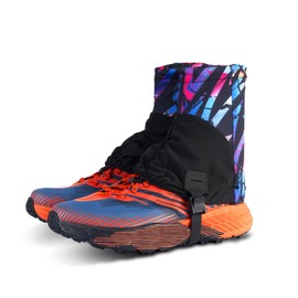 Ldafava Low Gaiters,Running Gaiters, Sandproof Leg Trail Gaiters, Waterproof Hiking Gaiters for Snow,Trail Running,Hiking,Hunting,Skiing,Mountain Climbing (Purple)