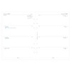 Filofax A5 week on two pages English 2024 diary, White