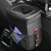 Cozioz Car Trash Can with Lid & Storage Pockets –100%