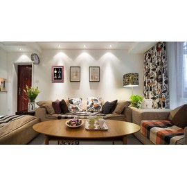 Medal Display Shadow Box, Medal Display Frame, 4 Medals Display Case, Perfect Medal Display for War Military, Runners, Marathon, RECE Winner, Football, Gymnastics & All Sports (Red Wood, 13x9.5'')