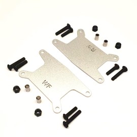 kingfly Aluminum Suspension Bracket Reinforcement Plate Tamiya WR-02/WR-02G Chassis Wild Willie