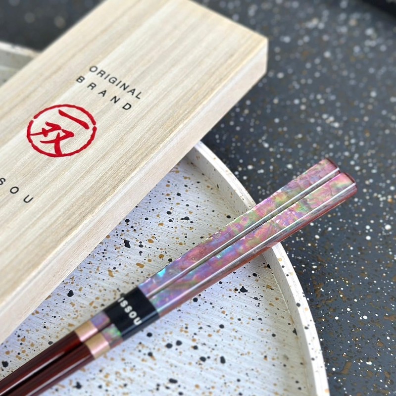 Yamaga Lacquerware Shop Gift Chopsticks, Gift Wrapped, Birthday, Lacquered Present,