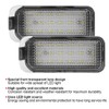 1 Pair DC12V 3200K 18 LEDs Number Plate License Panel