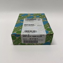 Phoenix NEW Phoenix Contact EMG 30-H 15MM KLAR Covering Hood EMG30H15MMKLAR (SEALED)