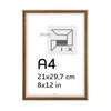 Pix FRAMES A4 Wooden Photo Frame, Frame with Acrylic Glass