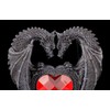 Figuren Shop GmbH Fantasy Figurine Dragon Lovers with Red Heart