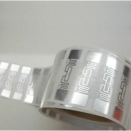 9662 3' x1' UHF 6C 915Mhz RFID Wet Inlay Tag Labels 100Pcs Lot