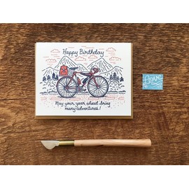 Birthday Bicycle Greeting Card