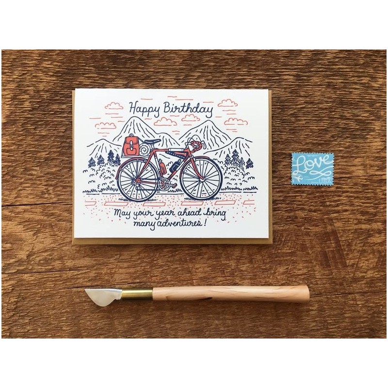 Birthday Bicycle Greeting Card