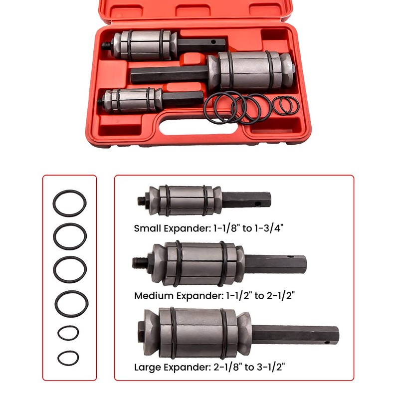 maXpeedingrods 3pcs Tail Exhaust Pipe Expander Muffler Spreader Tool Set