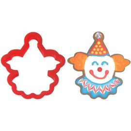 Clown Face Cookie Cutter 3.75 Inch - Hand Made in the USA