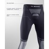 X-Bionic Energizer 4.0, Pantaloni Funzionali 3/4 Uomo, Opal Black/Arctic White,