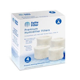 Fette Filter - Humidifier Wicking Filters Compatible with Honeywell HAC-504AW, Filter A for Models HAC-504 (Pack of 4)