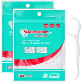 CKKAPTURE 200PCS Dental Floss Sticks - Disposable Toothpicks for Teeth Cleaning, Teeth Sticks, Tooth Picks, Floss Picks (200 Picks)