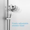 OFFO Shower Slide Bar 18 Inches Adjustable Installation Distance 12-17