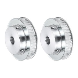 sourcing map 2Pcs Timing Belt Pulley Aluminum Idler Pulley XL40 Teeth 1/2"(12mm) Bore for 10mm Width Belts, 3D Printers, CNC Machines, Industry