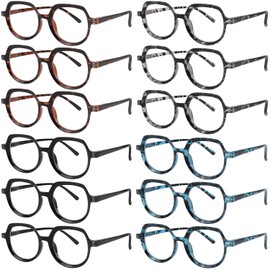 Eyekepper 12 Pack Vintage Reading Glasses for Women Retro Readers Ladies +3.50