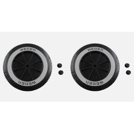 Technology Parts Store 2PK GrillWheel 65930 Compatible with Weber 18" 22" Weber Kettle Charcoal Grill. OEM
