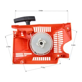 QUIDARY 45CC 52CC 58CC Chainsaw Parts Single Recoil Pull Starter Assembly Chainsaw Spares for Chinese chainsaw 4500/5200/5800
