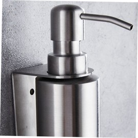 KONTONTY Stainless Steel Wall Mount Soap Dispenser Bathroom Sub Bottle Easy Install Storage for Shampoo Shower Gel