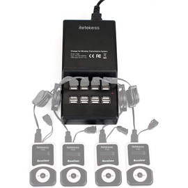 Retekess USB Charger,16 Port Desktop USB Charging Station for T130 TT101 TT105 TT106 TT108 TT109 TT122 TT110 Tour Guide System,Retevis Walkie Talkies or Multiple USB-Powered Devices(4.6ft Cord)