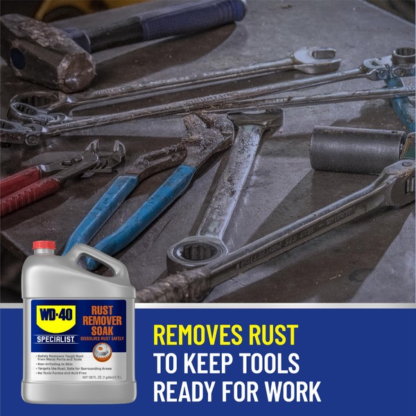WD-40 Specialist WD-40 Specialist Rust Remover Soak, One Gallon