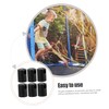 NOLITOY 6pcs Durable Trampoline Pole Caps Easy Installation Trampoline Replacement