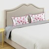 Halloween Pink Ghost Pumpkin Pillow Covers Silk Pillowcase for Hair